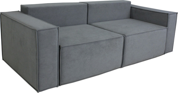 Изображение товара Диван Аквилон Куб НПБ тик-так 140 мм (бренди 23 темно-серый)