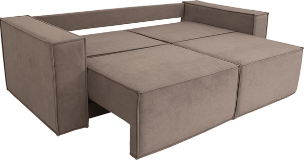 Изображение товара Диван Аквилон Куб НПБ тик-так 140 мм (бренди 05 коричневый)