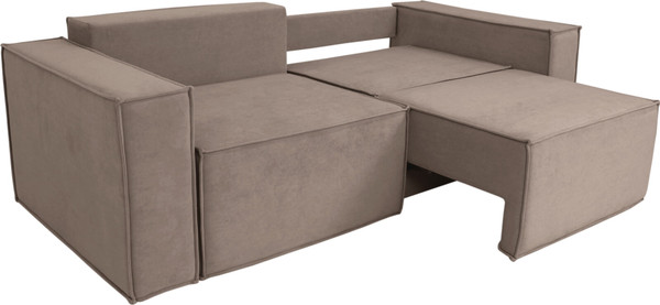 Изображение товара Диван Аквилон Куб НПБ тик-так 140 мм (бренди 05 коричневый)