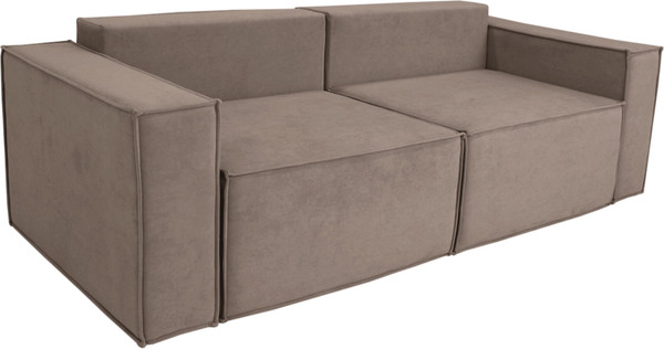 Изображение товара Диван Аквилон Куб НПБ тик-так 140 мм (бренди 05 коричневый)