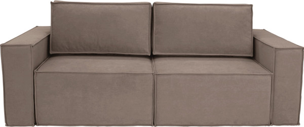 Изображение товара Диван Аквилон Куб НПБ тик-так 140 мм (бренди 05 коричневый)