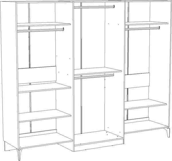 Изображение товара Комплект мебели для спальни Кастанье Теона-6 (светлый)