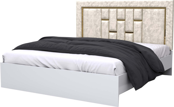Изображение товара Двуспальная кровать Кастанье Монреаль 180см СП 041-02 (белый)