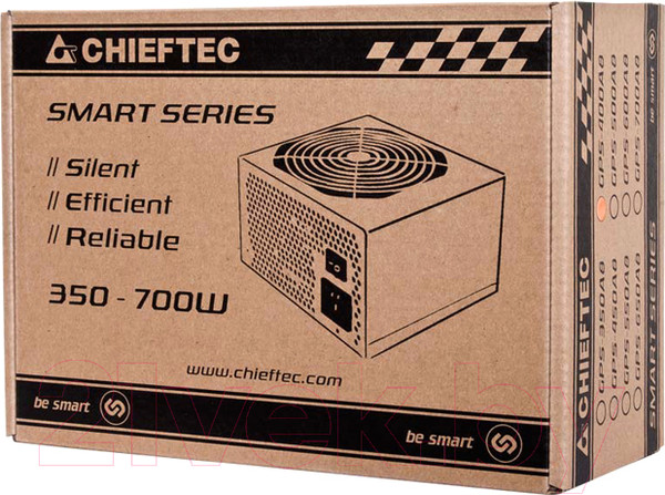 Изображение товара Блок питания для компьютера Chieftec Smart GPS-700A8 700W