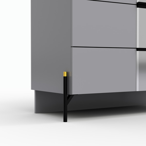 Изображение товара Комод Кастанье Дезире СК 004-06 (серый)