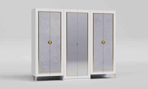 Изображение товара Шкаф Кастанье Теона-6 6-ти створчатый СК 003-01 (светлый)