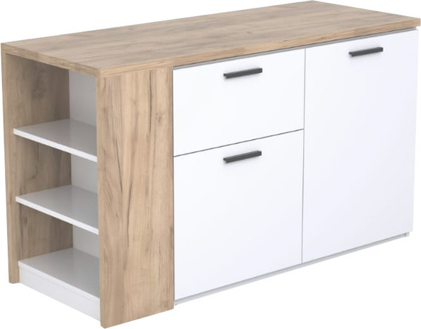 Изображение товара Тумба Кастанье Оптимус ОК 001-01 (белый/дуб крафт)