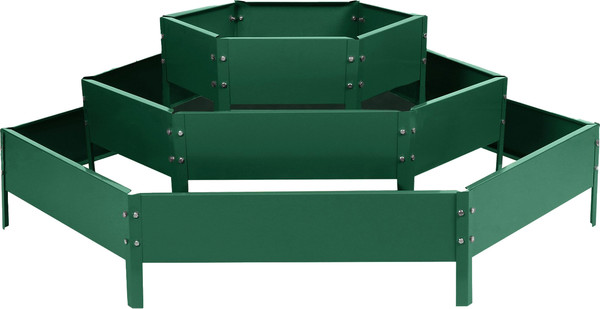 Изображение товара Грядка модульная GREENGO 3 яруса 60–100–140см (зеленый)