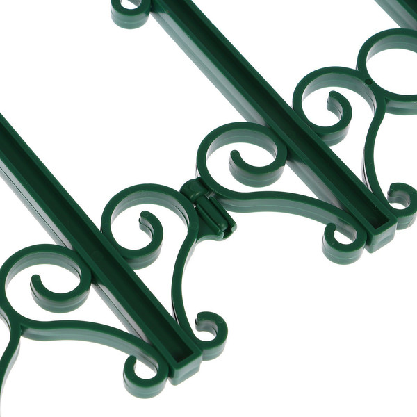 Изображение товара Изгородь декоративная Кострома Пластик Классика 25x180см 5 секций (зеленый)