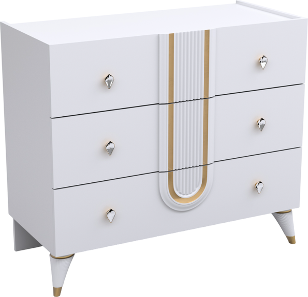 Изображение товара Комод Кастанье Монреаль СП 041-03 (белый)