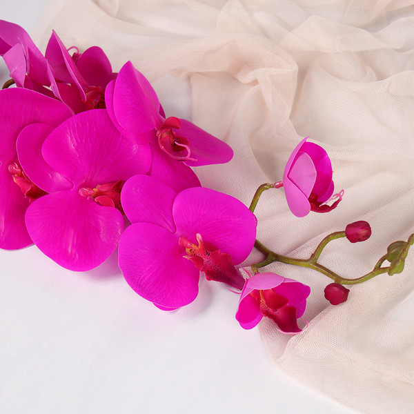 Изображение товара Искусственный цветок ForGarden Орхидея BN11116 (фуксия)
