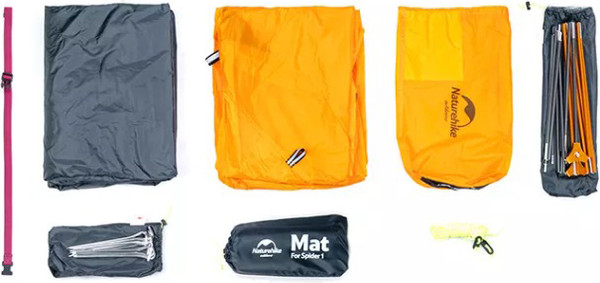 Изображение товара Палатка Naturehike Cycling Spider Si / NH18A095-D-DOR (оранжевый)