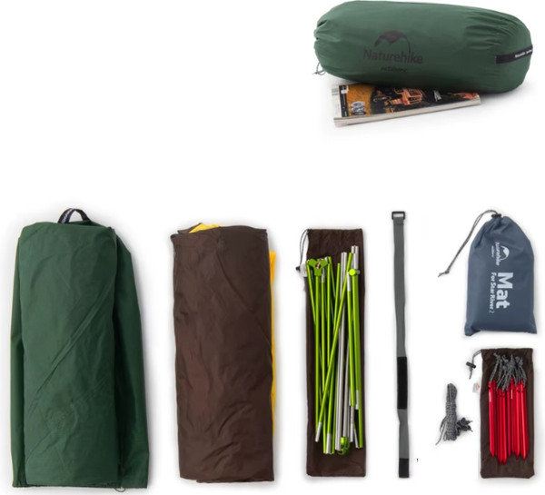 Изображение товара Палатка Naturehike Star-river / NH17T012-T-2FGR (зеленый)