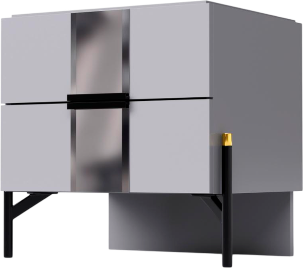 Изображение товара Прикроватная тумба Кастанье Дезире СК 004-07 (серый)