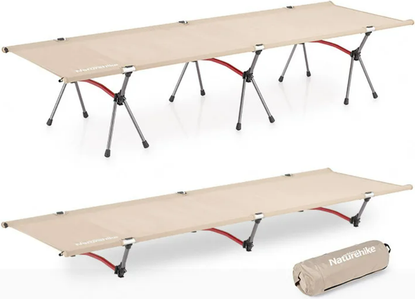 Изображение товара Раскладушка туристическая Naturehike XJC06 / NH20JJ009-KH (хаки)