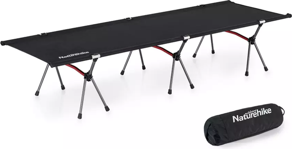 Изображение товара Раскладушка туристическая Naturehike XJC06 / NH20JJ009-BL (черный)