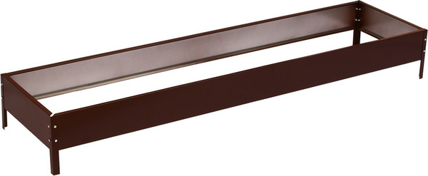 Изображение товара Грядка модульная GREENGO Оцинкованная 195x50x15см (коричневый)