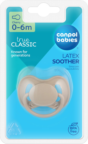 Изображение товара Пустышка Canpol Nude 0-6 мес. / 23/223_bei (бежевый)