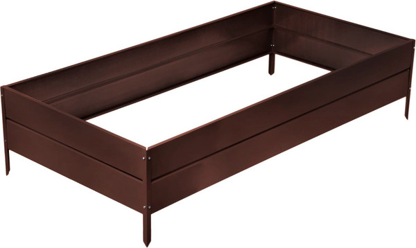 Изображение товара Грядка модульная GREENGO Оцинкованная 195x100x34см (коричневый)