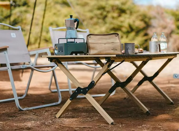 Изображение товара Стол складной Naturehike 118х60х44см / CNK2300JU010-LB (черный)