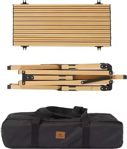 Изображение товара Стол складной Naturehike 86х60х44см / CNK2300JU010-MWD (бежевый)