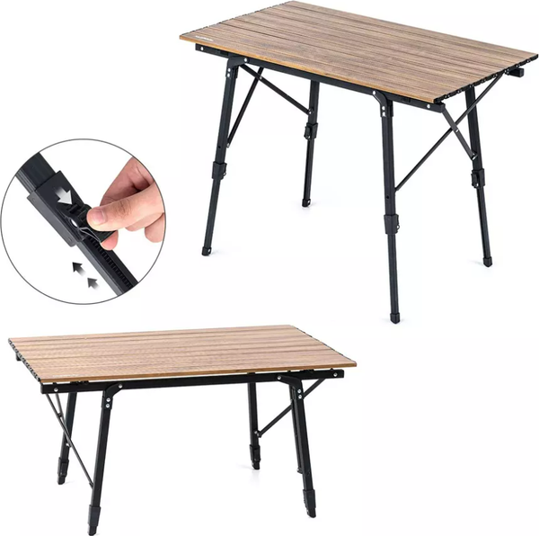 Изображение товара Стол складной Naturehike 90х52х68см / NH19Z003-D-WWG (темно-коричневый)