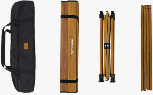 Изображение товара Стол складной Naturehike 116.5х60х50.5см / CNH22JU038-LSI (коричневый)