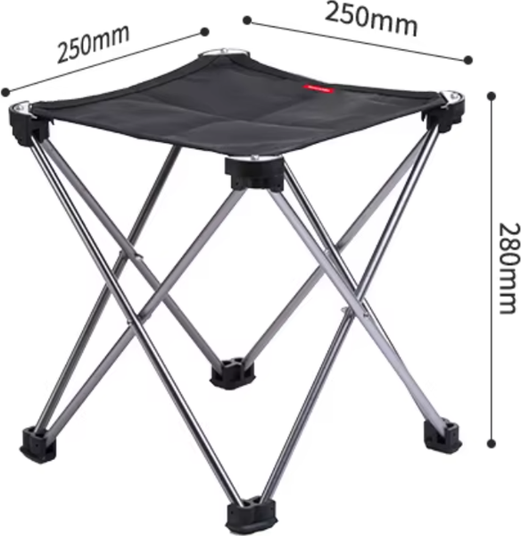 Изображение товара Табурет складной Naturehike NH20JJ019-B (черный)