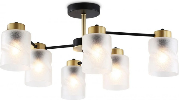 Изображение товара Люстра Ambrella TR303325/6 BK/GD (черный/золото)