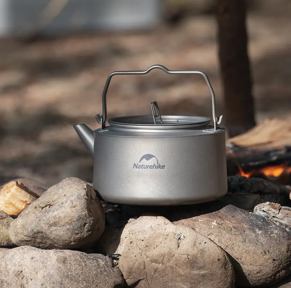 Изображение товара Чайник походный Naturehike NH21CJ007-1Ti (1л, титановый)