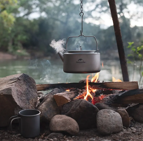 Изображение товара Чайник походный Naturehike NH21CJ007-1Ti (1л, титановый)