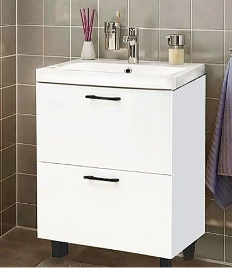 Изображение товара Тумба под умывальник Garda Verona 19.38.700.PVC (белый глянец)