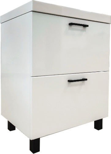 Изображение товара Тумба под умывальник Garda Verona 19.38.700.PVC (белый глянец)