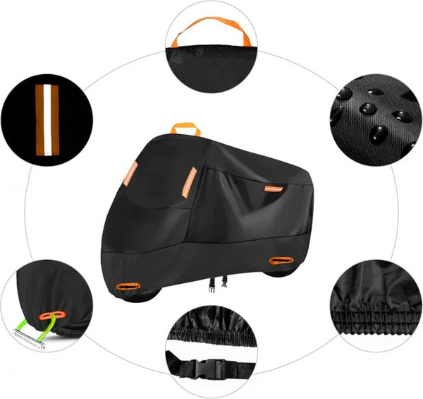 Изображение товара Чехол для мотоцикла 21vek 6406000397A (черный)