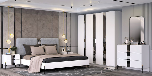 Изображение товара Шкаф Кастанье Дезире-5 5-ти створчатый (белый)