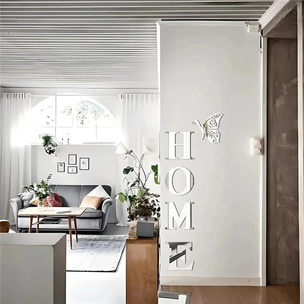 Изображение товара Наклейка на стену Sundays Home 6408000494A (серебристый)