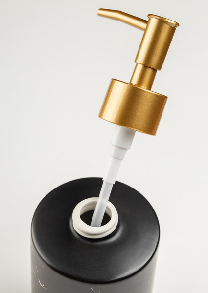 Изображение товара Дозатор для жидкого мыла Saniteco 6499002872A (черный матовый)