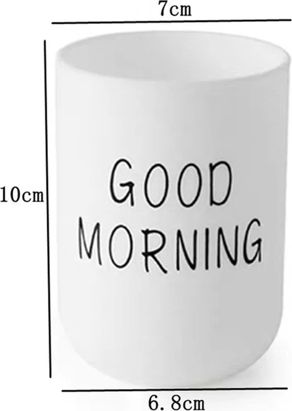 Изображение товара Стакан для зубной щетки и пасты Saniteco 6499002871B (белый)