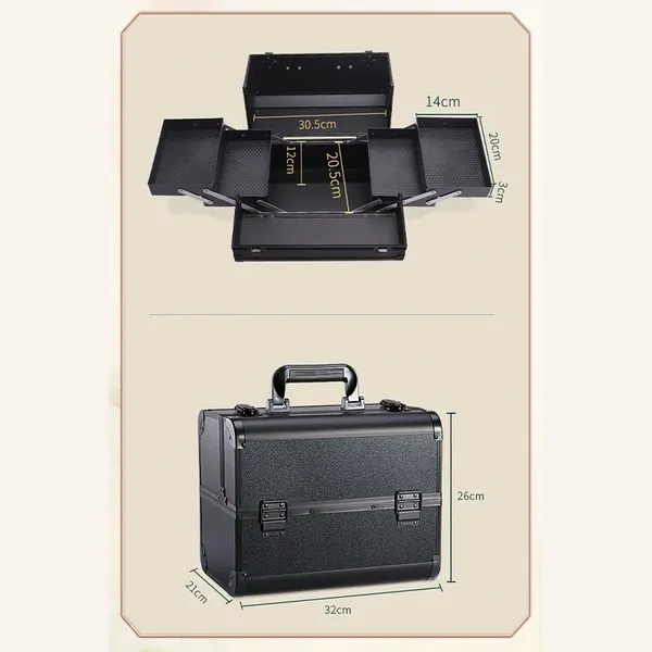 Изображение товара Кейс для косметики Glamify C0014492A (черный)