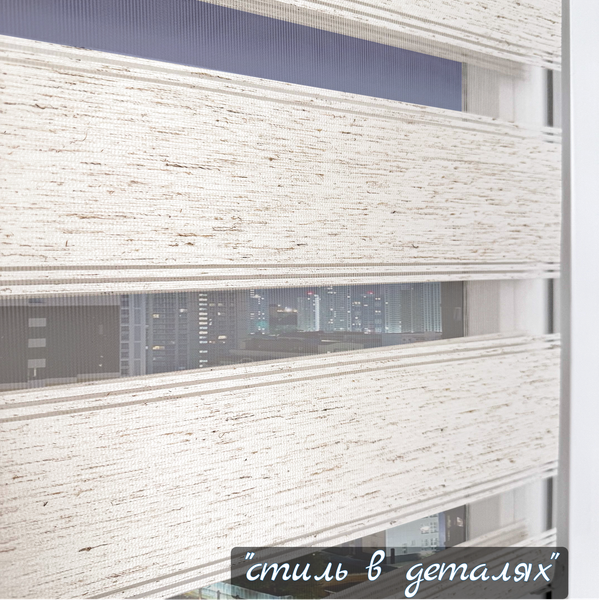 Изображение товара Рулонная штора Sundays Home Лайнс 52х160 (лен)