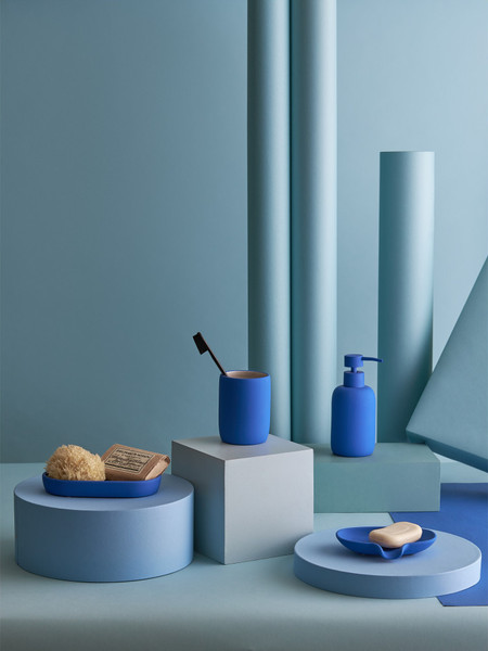 Изображение товара Стакан для зубной щетки и пасты Bergenson Bjorn Flow / BB0000874 (синий индиго)