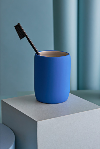 Изображение товара Стакан для зубной щетки и пасты Bergenson Bjorn Flow / BB0000874 (синий индиго)
