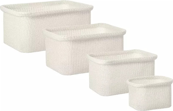 Изображение товара Набор корзин Bergenson Bjorn Sustainable Collection / BB000091 (4шт, молочный)