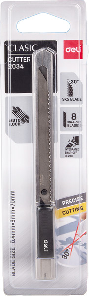 Изображение товара Нож канцелярский Deli Classic / 2034