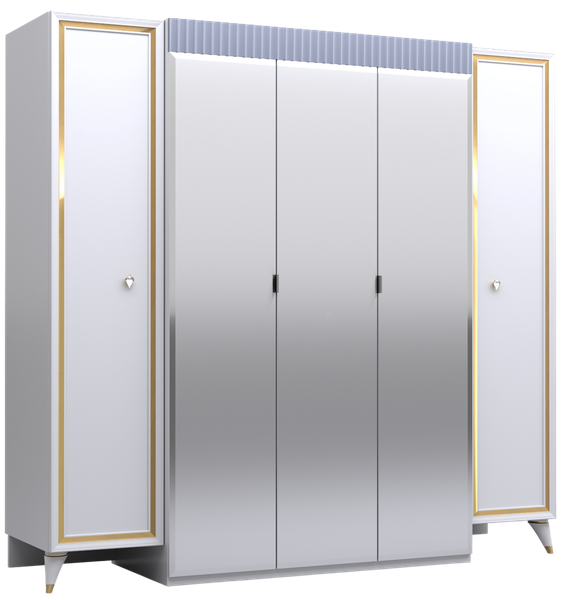 Изображение товара Шкаф Кастанье Торонто 5-ти створчатый СП 042-01 (белый)