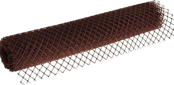 Изображение товара Сетка садовая GREENGO 1x20м ячейка ромб 15x15мм (коричневый)