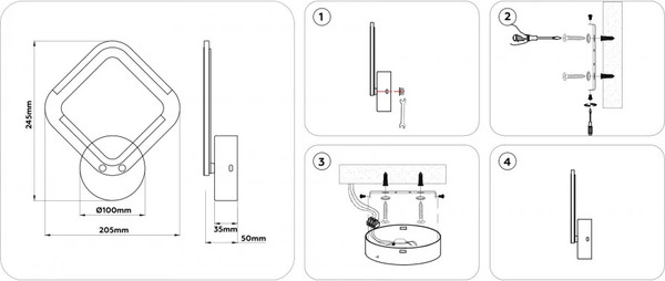 Изображение товара Бра Ambrella FA8951 WH (белый)