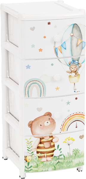 Изображение товара Комод пластиковый Альтернатива Мишутки / М8668