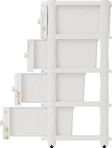 Изображение товара Комод пластиковый Альтернатива Мишутки / М8668