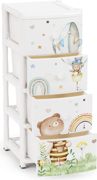 Изображение товара Комод пластиковый Альтернатива Мишутки / М8668